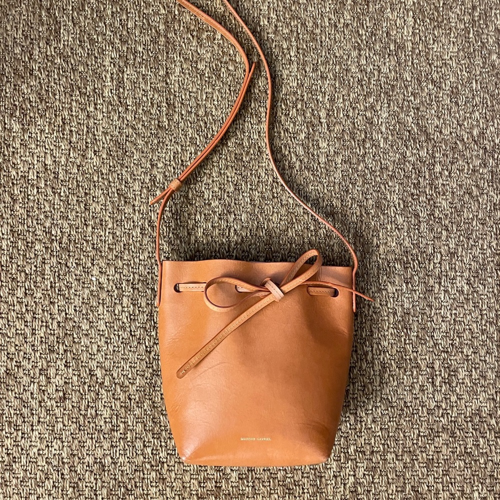 Mansur Gavriel Calfskin Mini Bucket Bag - Picture 4 of 9